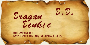 Dragan Denkić vizit kartica